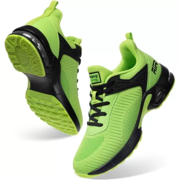 Women Sneakers Running Shoes  Air Athletic Running Shoes Women Walking Tennis Shoes Air Cushion Shoes for Workout Gym Casual SportsLgreen