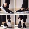 imageWomens Walking Tennis Shoes  Slip On Memory Foam Lightweight Casual Sneakers for Gym Travel Work1803black