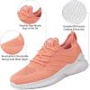 imageWomens Walking Tennis Shoes  Slip On Memory Foam Lightweight Casual Sneakers for Gym Travel Work1803peach