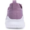 imageWomens Walking Tennis Shoes  Slip On Memory Foam Lightweight Casual Sneakers for Gym Travel WorkWidepurple