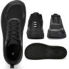 imageWide Toe Box Shoes for Men  Walking Shoes Extra Wide Width Comfortable Athletic Running Tennis Jogging Workout Gym Sneakers for Swelling Bunion Plantar FasciitisAll Black