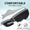 imageWide Toe Box Shoes for Men  Walking Shoes Extra Wide Width Comfortable Athletic Running Tennis Jogging Workout Gym Sneakers for Swelling Bunion Plantar FasciitisGrey