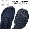 imageWide Toe Box Shoes for Men  Walking Shoes Extra Wide Width Comfortable Athletic Running Tennis Jogging Workout Gym Sneakers for Swelling Bunion Plantar FasciitisBlue