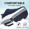 imageWide Toe Box Shoes for Men  Walking Shoes Extra Wide Width Comfortable Athletic Running Tennis Jogging Workout Gym Sneakers for Swelling Bunion Plantar FasciitisBlue