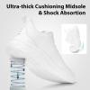 imageWide Toe Box Shoes for Men  Walking Shoes Extra Wide Width Comfortable Athletic Running Tennis Jogging Workout Gym Sneakers for Swelling Bunion Plantar FasciitisWhite