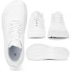 imageWide Toe Box Shoes for Men  Walking Shoes Extra Wide Width Comfortable Athletic Running Tennis Jogging Workout Gym Sneakers for Swelling Bunion Plantar FasciitisWhite