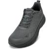 imageWide Toe Box Shoes for Men  Walking Shoes Extra Wide Width Comfortable Athletic Running Tennis Jogging Workout Gym Sneakers for Swelling Bunion Plantar FasciitisDark Grey