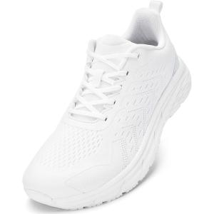 imageWide Toe Box Shoes for Men  Walking Shoes Extra Wide Width Comfortable Athletic Running Tennis Jogging Workout Gym Sneakers for Swelling Bunion Plantar FasciitisWhite