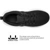 imageAkk Womens Athletic Walking Shoes  Memory Foam Lightweight Tennis Sports Shoes Gym Jogging Slip On Running SneakersBlack816