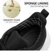 imageAkk Womens Athletic Walking Shoes  Memory Foam Lightweight Tennis Sports Shoes Gym Jogging Slip On Running SneakersBlack816