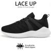 imageAkk Womens Athletic Walking Shoes  Memory Foam Lightweight Tennis Sports Shoes Gym Jogging Slip On Running SneakersBlack816