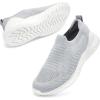 imageAkk Walking Shoes for Women  Slip on Memory Foam Lightweight SneakersB Lightgray