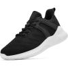 imageAkk Womens Athletic Walking Shoes  Memory Foam Lightweight Tennis Sports Shoes Gym Jogging Slip On Running SneakersBlack816