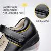 imageGirls Mary Jane School Uniform Shoes Strap Dress Uniform Flats Black ToddlerLittle GirlBig GirlBlack57