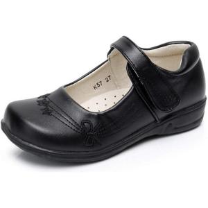 imageGirls Mary Jane School Uniform Shoes Strap Dress Uniform Flats Black ToddlerLittle GirlBig GirlBlack57