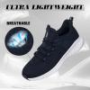 imageWalking Tennis Shoes for Men  Running Sneakers Slip on Shoes Mens Jogging Casual Lightweight Breathable Athletic Sport Gym