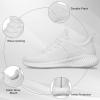 imageWalking Tennis Shoes for Men  Running Sneakers Slip on Shoes Mens Jogging Casual Lightweight Breathable Athletic Sport White