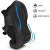imageWomens Lightweight Workout Shoes  Non Slip Gym Running Mesh Breathable Sneakers for Walking Tennis Training Gym Sports All Black Size 75 US