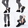 imageWomens Lightweight Workout Shoes  Non Slip Gym Running Mesh Breathable Sneakers for Walking Tennis Training Gym Sports All Black Size 85 US