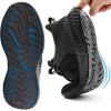 imageWomens Running Workout Shoes  Non Slip Lightweight Gym Mesh Sneakers for Walking Tennis Training Outdoor Sport Black Size 7 US