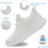 imageWomens Running Workout Shoes  Non Slip Lightweight Gym Mesh Sneakers for Walking Tennis Training Outdoor Sport White Size 8 US