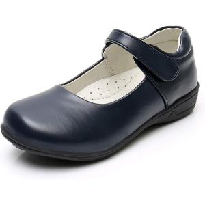 imageAkk Girls Mary Jane School Uniform Navy Shoes Little Kids Size 125