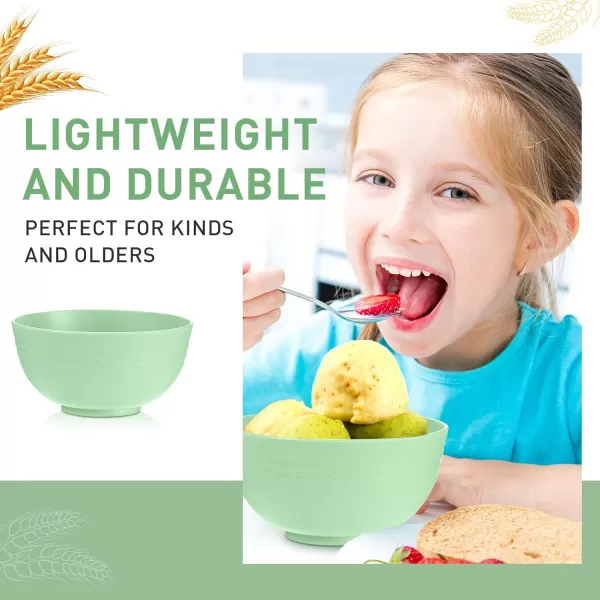 18 Pcs Unbreakable Cereal Bowls 24 Oz Microwave and Dishwasher Safe Wheat Straw Fiber Lightweight Bowl Soup Bowl Microwavable Kitchen Bowl for Serving Salad Pasta OatmealBlackGreen