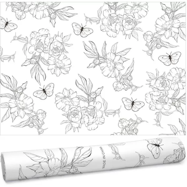 image10 Sheets Drawer Liners for Dresser Scented Drawer Liners Drawer Paper Liner Non Adhesive Scented Liners for Drawers Fragrant Drawer Liners for Home Shelf Closet Linen ScentedButterfly