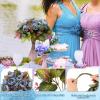 imageGeosar 8 Bundles Artificial Peonies Silk Flowers Fake Peony Bouquet Faux Peonies Flowers Bulk for Decoration Vase Florals Arrangements Wedding Home Party Table BlueBlue