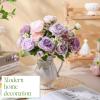 imageGeosar 8 Bundles Artificial Peonies Silk Flowers Fake Peony Bouquet Faux Peonies Flowers Bulk for Decoration Vase Florals Arrangements Wedding Home Party Table BlueGray Purple  Light Purple