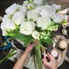 imageGeosar 8 Bundles Artificial Peonies Silk Flowers Fake Peony Bouquet Faux Peonies Flowers Bulk for Decoration Vase Florals Arrangements Wedding Home Party Table BlueGreen  White