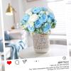 imageGeosar Artificial Peonies Silk Flowers Fake Peony Bouquet Faux Peonies Flowers Bulk for Decoration Vase Florals Arrangements Wedding Home Party TableRose Pink Light PinkBlue  White