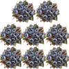 imageGeosar 8 Bundles Artificial Peonies Silk Flowers Fake Peony Bouquet Faux Peonies Flowers Bulk for Decoration Vase Florals Arrangements Wedding Home Party Table BlueBlue
