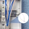 image2000 Pcs 14 Zip Ties Heavy Duty Plastic Zip Wire 49 lb Tensile Strength UV Resistant Cable Ties Self Locking Wraps for Indoor and Outdoor WhiteWhite
