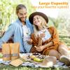 imageGeosar 300 Pcs Kraft Bags with Window 8 x 12 Inch Stand Kraft Pouches Bulk Zipper Paper Pouches Food Storage Reusable Heat Sealable Bags for Packaging Home Business8 x 12 inch