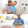 imageGeosar 50 Sheet Linen Cardstock Invitation Cardstock Heavyweight Printer Paper 92lb 250gsm Index Cards for Printer Cover Postcards Blank Flash Note Greeting BeigeColorful