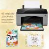 imageGeosar 50 Sheet Linen Cardstock Invitation Cardstock Heavyweight Printer Paper 92lb 250gsm Index Cards for Printer Cover Postcards Blank Flash Note Greeting BeigeWhite
