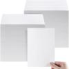 imageGeosar 50 Sheet Linen Cardstock Invitation Cardstock Heavyweight Printer Paper 92lb 250gsm Index Cards for Printer Cover Postcards Blank Flash Note Greeting BeigeWhite