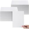 imageGeosar 50 Sheet Linen Cardstock Invitation Cardstock Heavyweight Printer Paper 92lb 250gsm Index Cards for Printer Cover Postcards Blank Flash Note Greeting BeigeWhite