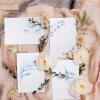 imageGeosar 50 Sheet Linen Cardstock Invitation Cardstock Heavyweight Printer Paper 92lb 250gsm Index Cards for Printer Cover Postcards Blank Flash Note Greeting BeigeWhite
