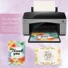 imageGeosar 50 Sheet Linen Cardstock Invitation Cardstock Heavyweight Printer Paper 92lb 250gsm Index Cards for Printer Cover Postcards Blank Flash Note Greeting BeigeCream