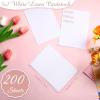 imageGeosar 50 Sheet Linen Cardstock Invitation Cardstock Heavyweight Printer Paper 92lb 250gsm Index Cards for Printer Cover Postcards Blank Flash Note Greeting BeigeWhite