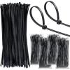 image2000 Pcs 14 Zip Ties Heavy Duty Plastic Zip Wire 49 lb Tensile Strength UV Resistant Cable Ties Self Locking Wraps for Indoor and Outdoor WhiteBlack