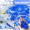 image450 Pieces Fake Ice Cubes Diamonds Ice Rocks Acrylic Stones Crystals Plastic Cubes Gems Vase Rocks Centerpiece Vase Filler Gems for Weddings Party Decoration Display Table Scatter 2 Sizes RoyalblueRoyalblu