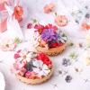 imageGeosar 120 Pcs Small Flowers for Crafts Mini Faux Flowers Artificial Silk Fabric Floral Arrangement Decorations for DIY Wreath Bouquets Wedding Bridal Baby Shower Home DecorPurpleCoquette StyleMulti Color
