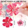 imageGeosar 120 Pcs Small Flowers for Crafts Mini Faux Flowers Artificial Silk Fabric Floral Arrangement Decorations for DIY Wreath Bouquets Wedding Bridal Baby Shower Home DecorPurpleCoquette StyleMulti Color