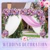 imageGeosar 120 Pcs Small Flowers for Crafts Mini Faux Flowers Artificial Silk Fabric Floral Arrangement Decorations for DIY Wreath Bouquets Wedding Bridal Baby Shower Home DecorPurpleCoquette StylePurple