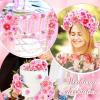imageGeosar 120 Pcs Small Flowers for Crafts Mini Faux Flowers Artificial Silk Fabric Floral Arrangement Decorations for DIY Wreath Bouquets Wedding Bridal Baby Shower Home DecorPurpleCoquette StylePink