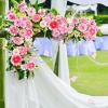imageGeosar 120 Pcs Small Flowers for Crafts Mini Faux Flowers Artificial Silk Fabric Floral Arrangement Decorations for DIY Wreath Bouquets Wedding Bridal Baby Shower Home DecorPurpleCoquette StylePink