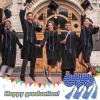 imageGeosar 48 Pcs Graduation Cords Honor Cords with Tassel for Bachelor Master Doctor Graduation Ceremonies Blue and WhiteBlue and White